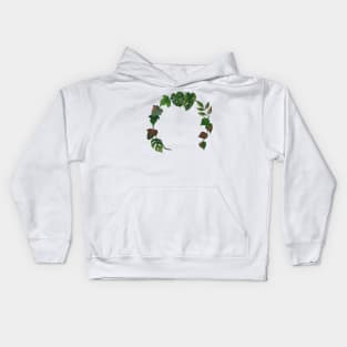 leaf wreath 2 Kids Hoodie